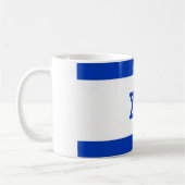 Tasse mit der israelischen Flagge (Links)