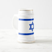 Tasse mit der israelischen Flagge (Vorderseite Links)