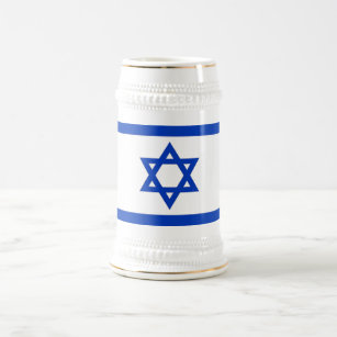 Tasse mit der israelischen Flagge