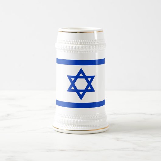 Tasse mit der israelischen Flagge (Mittel)