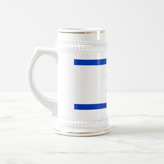 Tasse mit der israelischen Flagge (Links)