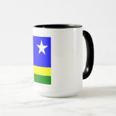 Tasse mit der nächsten Flagge des Washingtoner Sta (VorderseiteRechts)