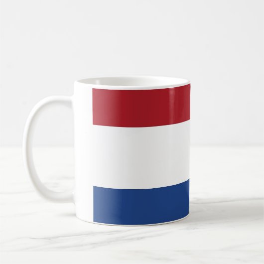 Tasse mit der niederländischen Flagge (Links)