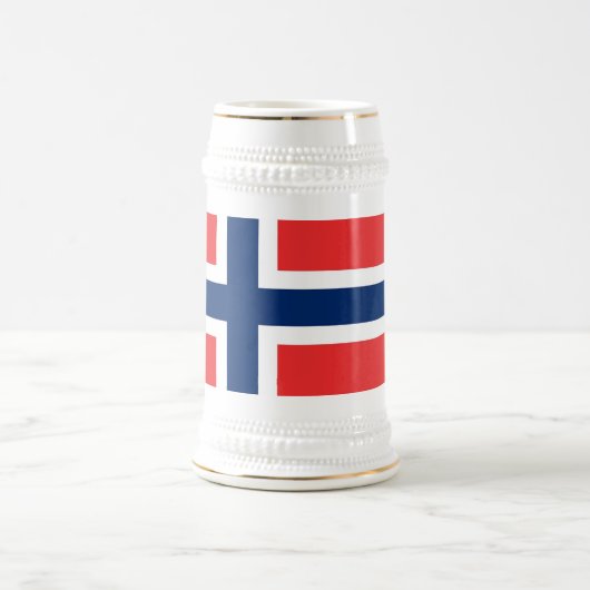 Tasse mit der norwegischen Flagge (Mittel)