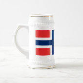 Tasse mit der norwegischen Flagge (Links)