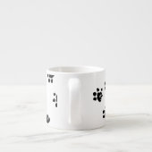 Tasse mit der Tatze des Dachshundes (Rückseite)