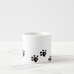 Tasse mit der Tatze des Dachshundes