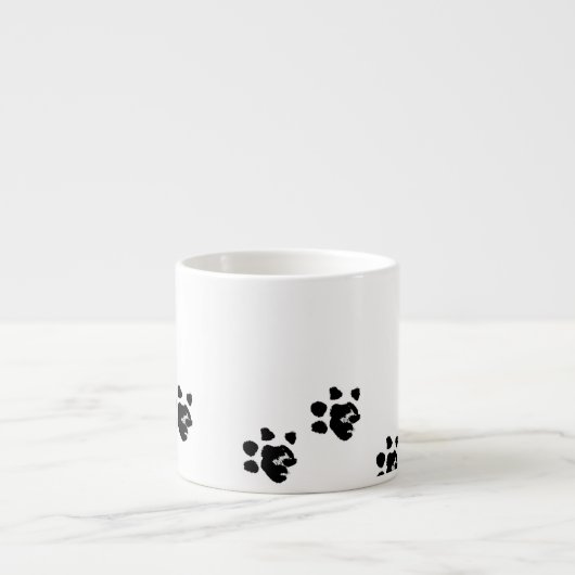 Tasse mit der Tatze des Dachshundes (Vorderseite)