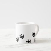 Tasse mit der Tatze des Dachshundes (Vorderseite Rechts)