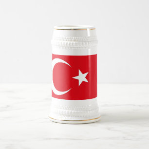 Tasse mit der türkischen Flagge