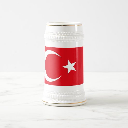Tasse mit der türkischen Flagge (Mittel)