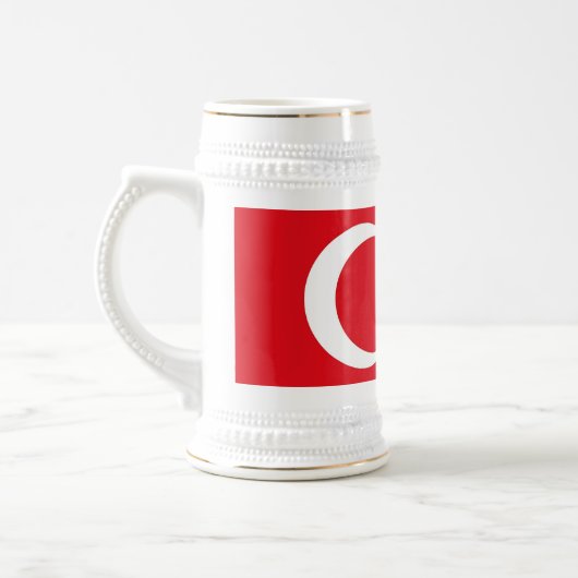 Tasse mit der türkischen Flagge (Links)