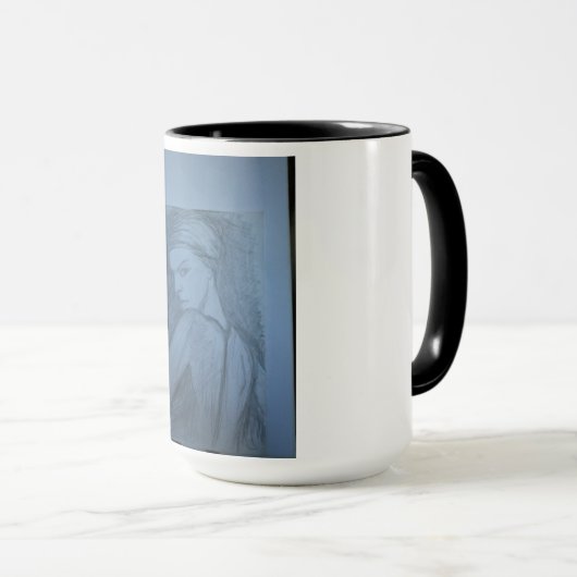 Tasse mit der Zooncoolion-Skizze (VorderseiteRechts)