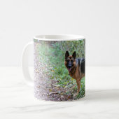 Tasse mit deutschem Schäferhund (Vorderseite Links)