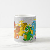 Tasse mit Drachen-Cartoon (Mittel)