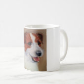 Tasse mit einem Bild eines Jack-Russell-Terriers (VorderseiteRechts)