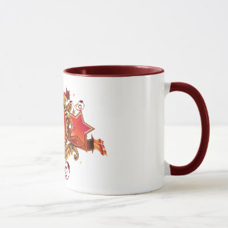 Tasse mit einem Emblem. Ukraine