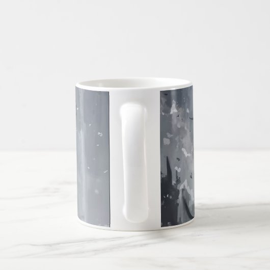 Tasse mit einer auf ihr gezeichnet Kriegerin (Henkel)