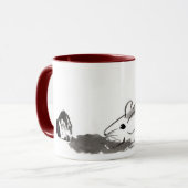 Tasse mit einer Maus (Vorderseite Links)