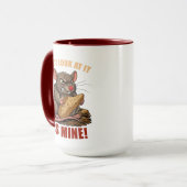 Tasse mit einer niedlichen Ratte (Vorderseite Links)