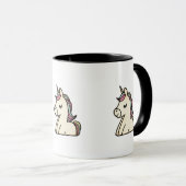 Tasse mit Einhorndesign (VorderseiteRechts)