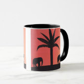 Tasse mit Elefantendesign (VorderseiteRechts)