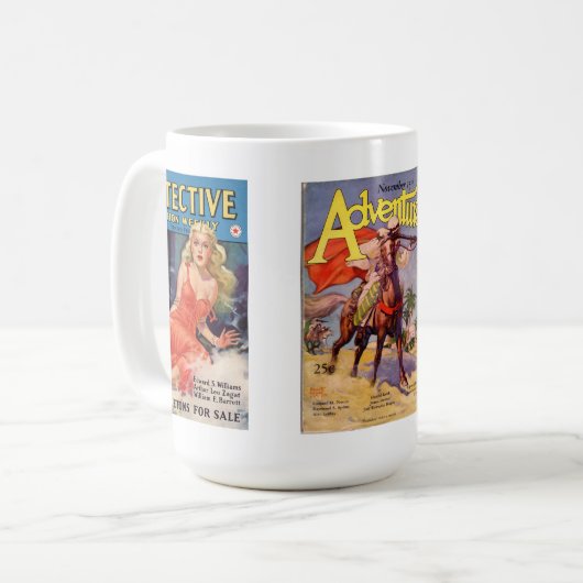 Tasse mit Emmett Watson Kunst (Vorderseite Links)