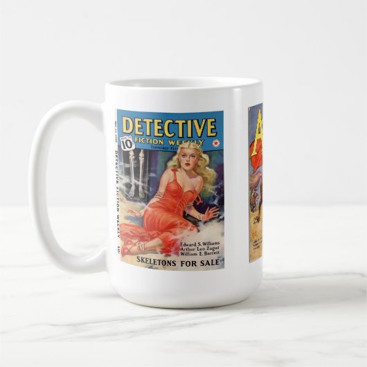 Tasse mit Emmett Watson Kunst (Links)