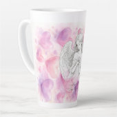 Tasse mit Engel und Herz – Geschenk der ewigen Lie (Linke Ecke)
