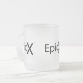 Tasse mit EpicX (Logo mit 3 Texten - horizontal) (Vorderseite Links)