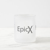 Tasse mit EpicX (Logo mit 3 Texten - horizontal) (Mittel)