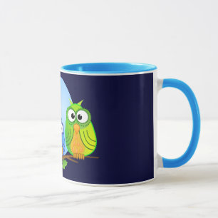 Tasse mit Eulen