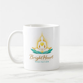 Tasse mit Female Brightheart Meditation Logo