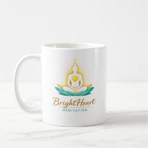 Tasse mit Female Brightheart Meditation Logo