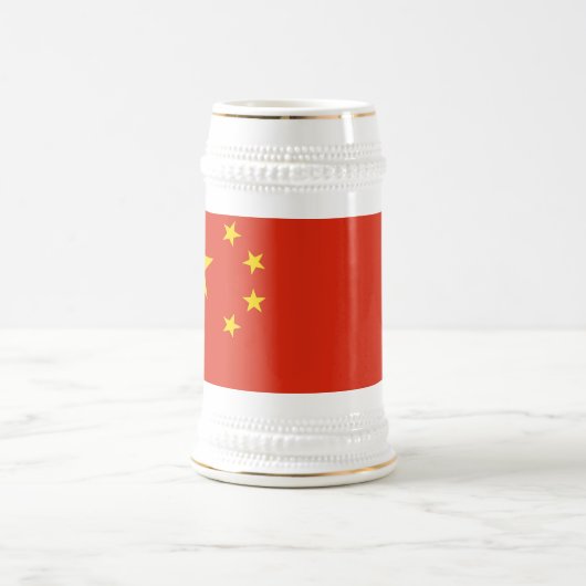 Tasse mit Flagge der China (Mittel)