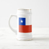 Tasse mit Flagge des Chilen (Links)