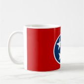 Tasse mit Flagge des Tennessee-Staat - USA (Links)