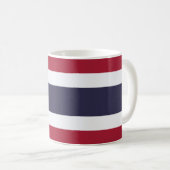 Tasse mit Flagge Thailands (VorderseiteRechts)
