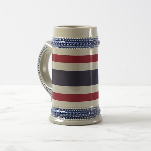 Tasse mit Flagge Thailands (Vorderseite Links)