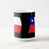 Tasse mit Flagge von Chile (Mittel)