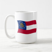 Tasse mit Flagge von Georgia (Links)