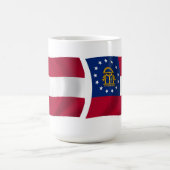 Tasse mit Flagge von Georgia (Mittel)