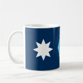Tasse mit Flagge von Minnesota, USA (Links)