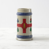 Tasse mit Flagge von Montreal, Kanada (Mittel)