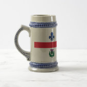 Tasse mit Flagge von Montreal, Kanada (Links)