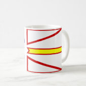 Tasse mit Flagge von Neufundland (VorderseiteRechts)