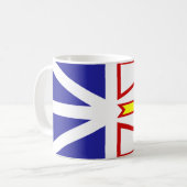 Tasse mit Flagge von Neufundland (Vorderseite Links)