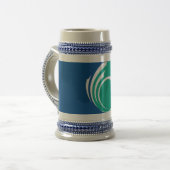 Tasse mit Flagge von Ottawa, Kanada (Vorderseite Links)
