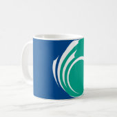 Tasse mit Flagge von Ottawa, Kanada (Vorderseite Links)