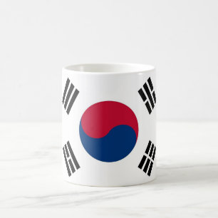 Tasse mit Flagge von Südkorea